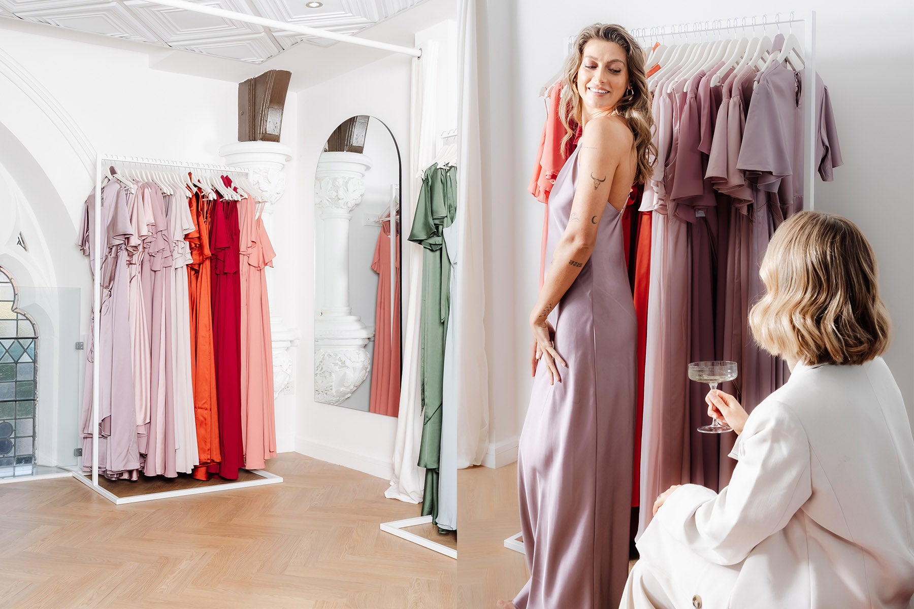 rewritten bridesmaid dresses